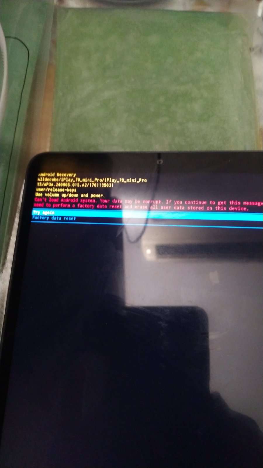 stuck on bootloop