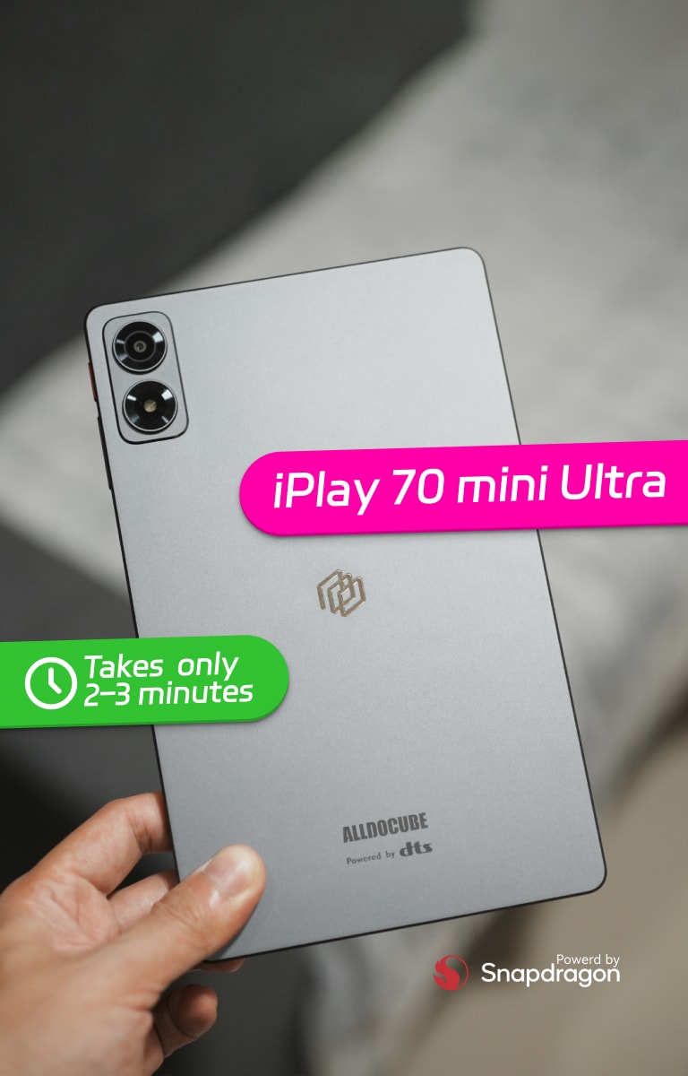 ALLDOCUBE iPlay 70 Mini Ultra タブレット本体 ALLDOCUBE iPlay 70 mini Ultra が4月10日、日本で世界初公開